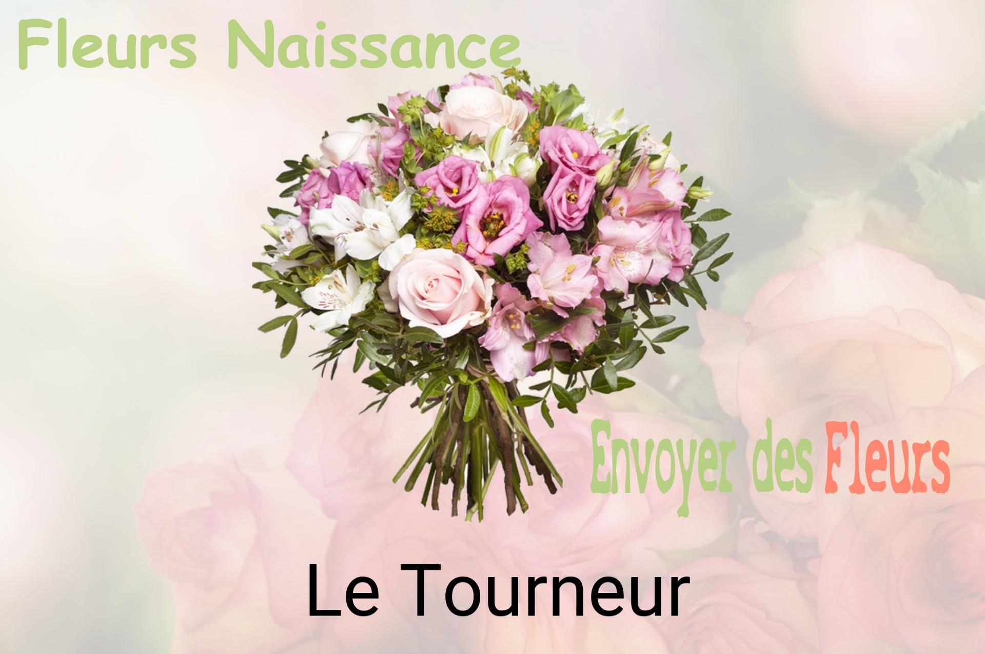 Bouquet de fleurs de naissance livré à Le Tourneur